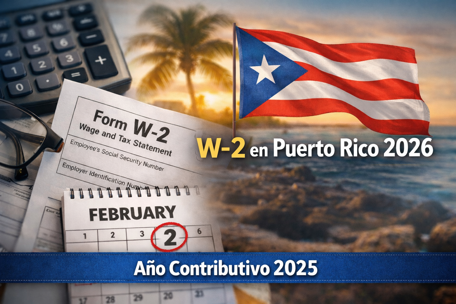 W-2 en Puerto Rico para el año contributivo 2025